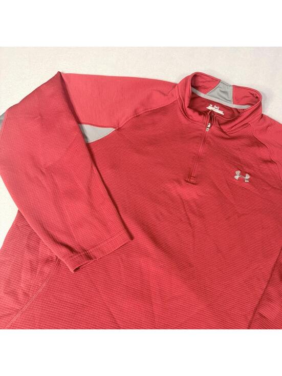 Under Armour Other - Under Armour‎ AllSeasonGear 1/4 Zip Pullover Men’s XL Red Long Sleeve Athletic